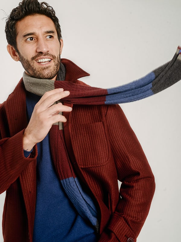 Men's Scarves | 40 Colori Made in Italy Menswear