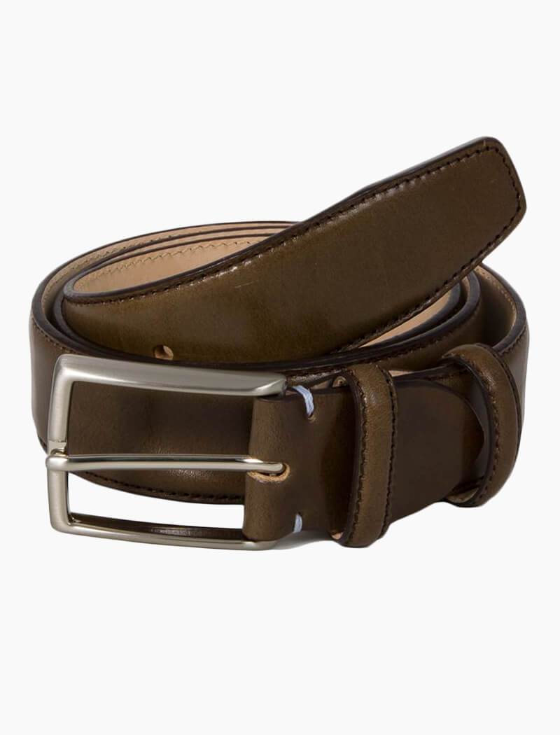 Brown Verona Leather Belt | 40 Colori Made in Italy Menswear
