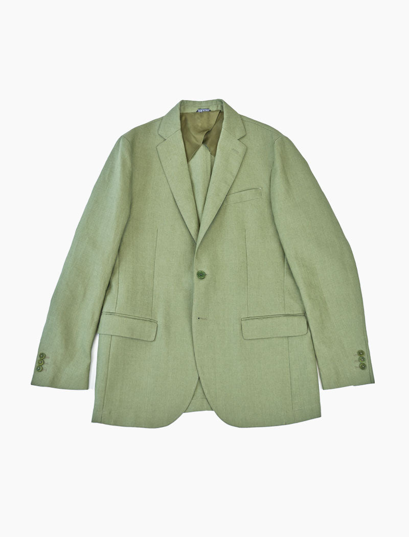 Green Irish Linen Blazer