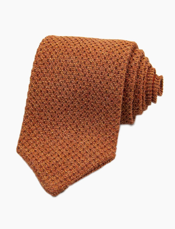 Orange Clover Tie