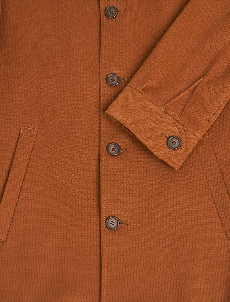 Caramel Brown Bedford Corduroy Blouson