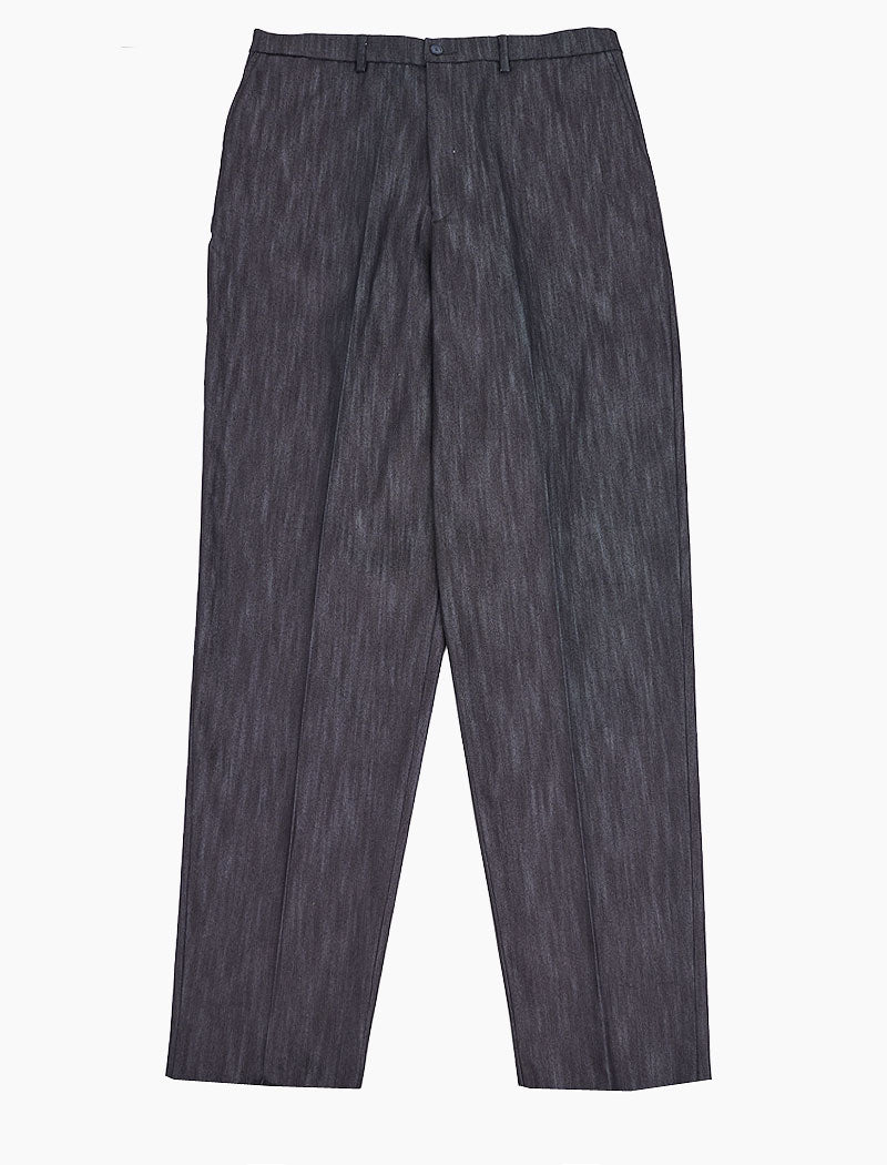 Denim Blue Cotton Baker Trouser