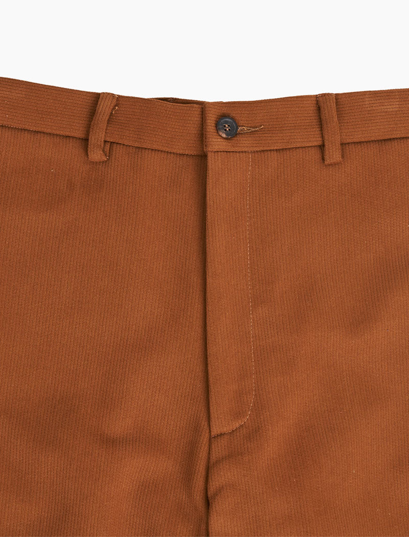 Caramel Brown Bedford Corduroy Baker Trouser