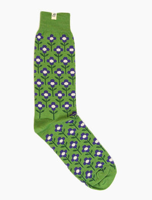 Green Stem Organic Cotton Socks | 40 Colori