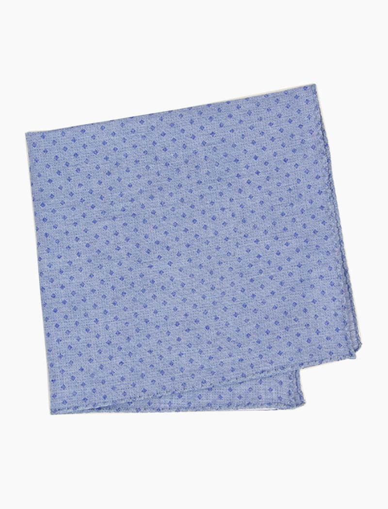 Diamond Printed Denim Bandana | 40 Colori