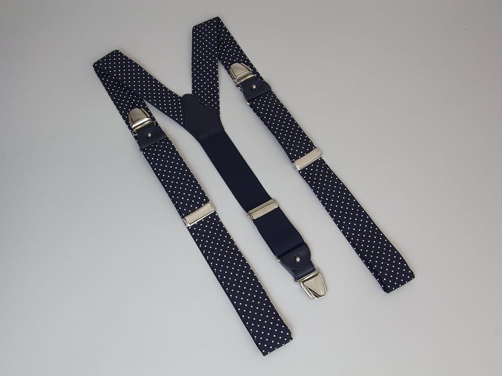 POLKA DOT COTTON BRACES