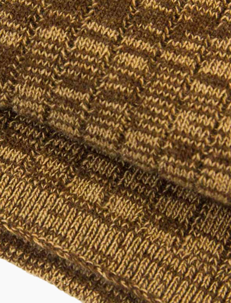 Brown Melange Wool & Cashmere Scarf | 40 Colori