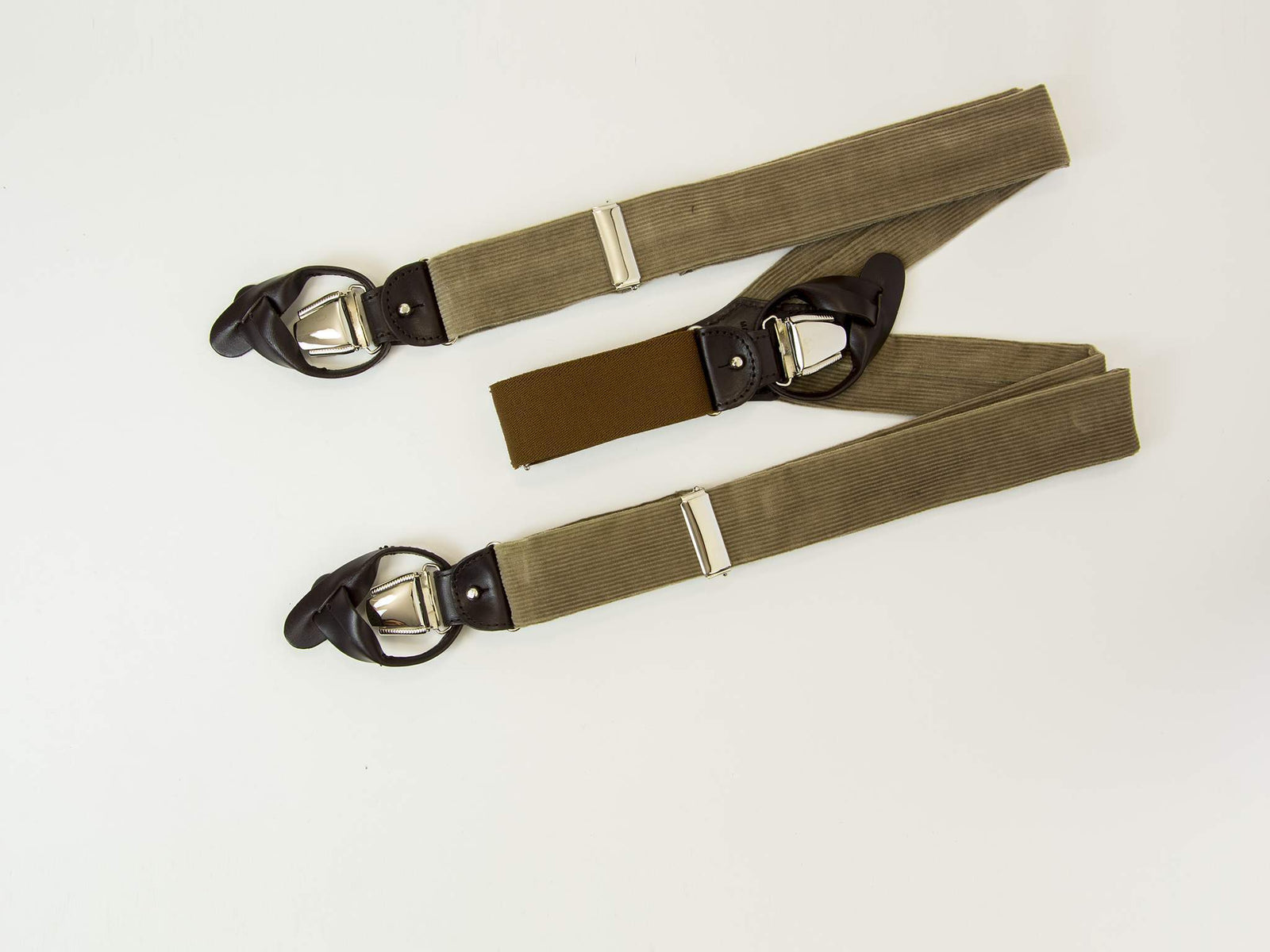 Solid Corduroy Braces