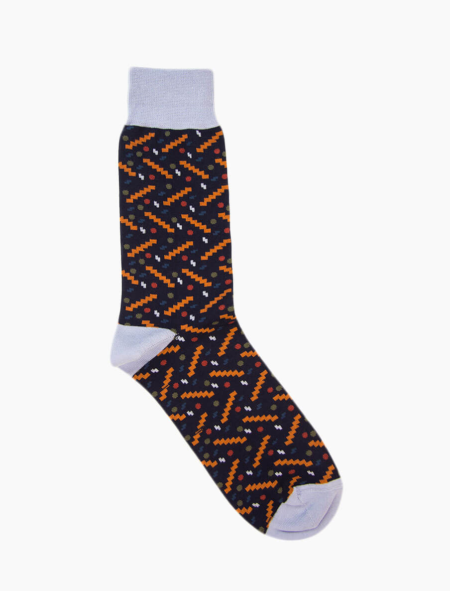 Navy Party Organic Cotton Socks | 40 Colori