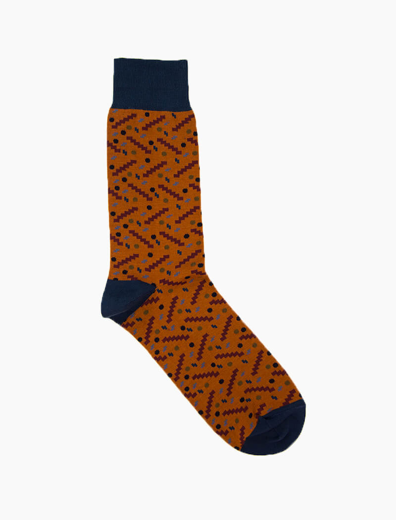 Rust Party Organic Cotton Socks | 40 Colori