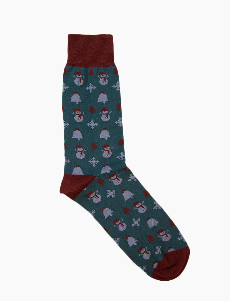 Jeans Blue Holiday Organic Cotton Socks | 40 Colori 