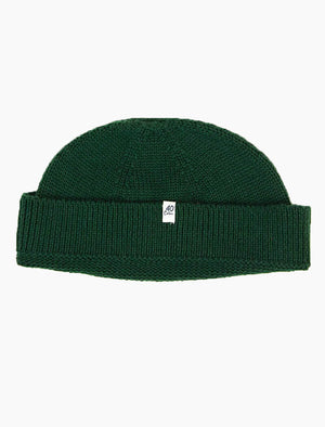 Forest Green Solid Wool Fisherman Beanie | 40 Colori 