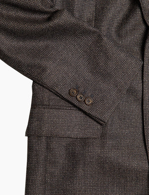 Brown Birdseye Wool Blazer | 40 Colori