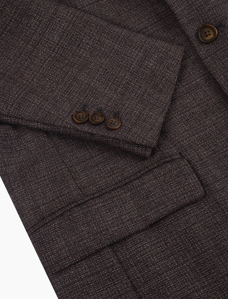 Taupe Saxony Wool Blazer | 40 Colori