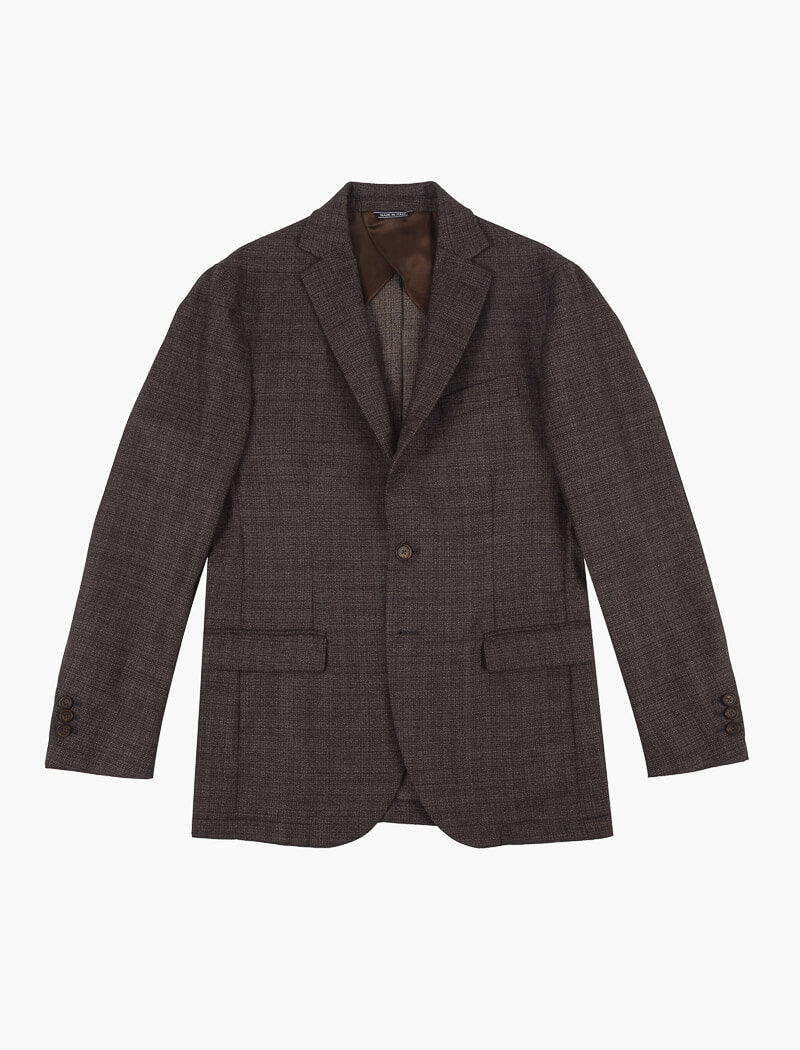 Taupe Saxony Wool Blazer | 40 Colori