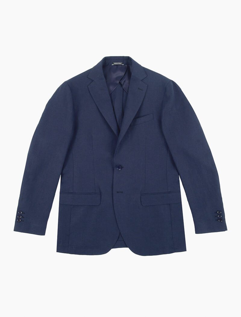 Navy Linen Blazer | 40 Colori