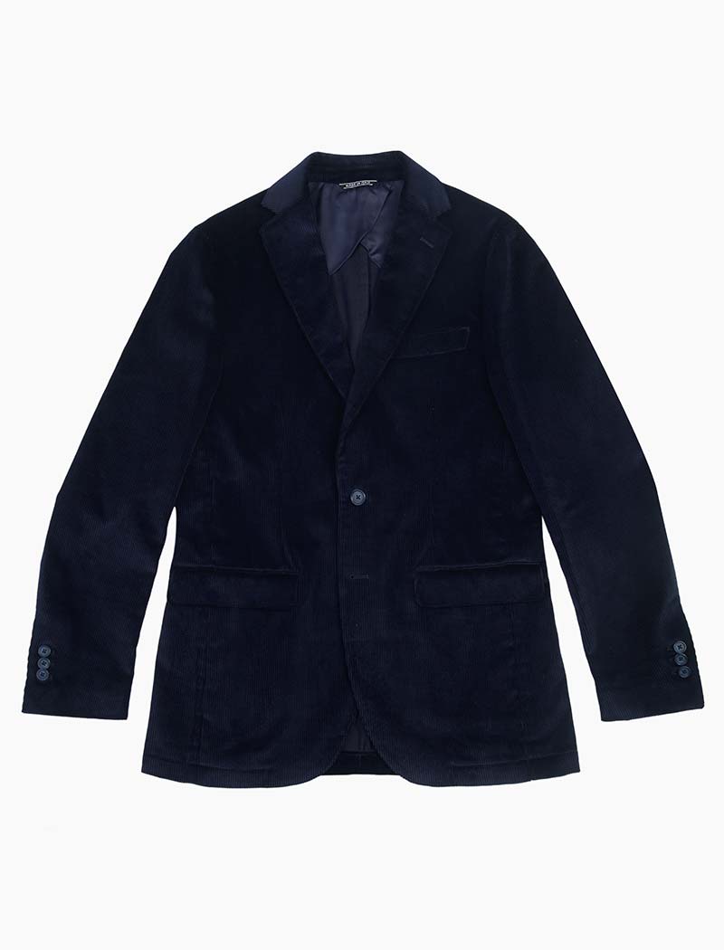Navy 10 Wale Corduroy Blazer | 40 Colori 
