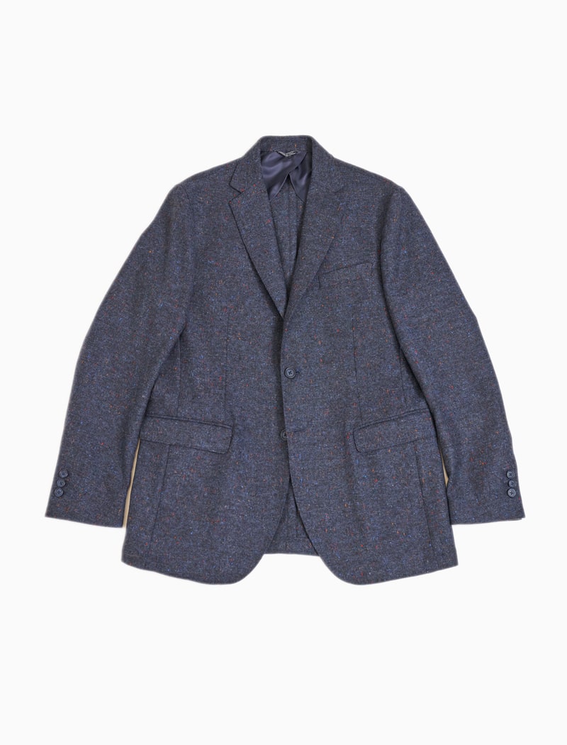 Blue Donegal Wool Blazer