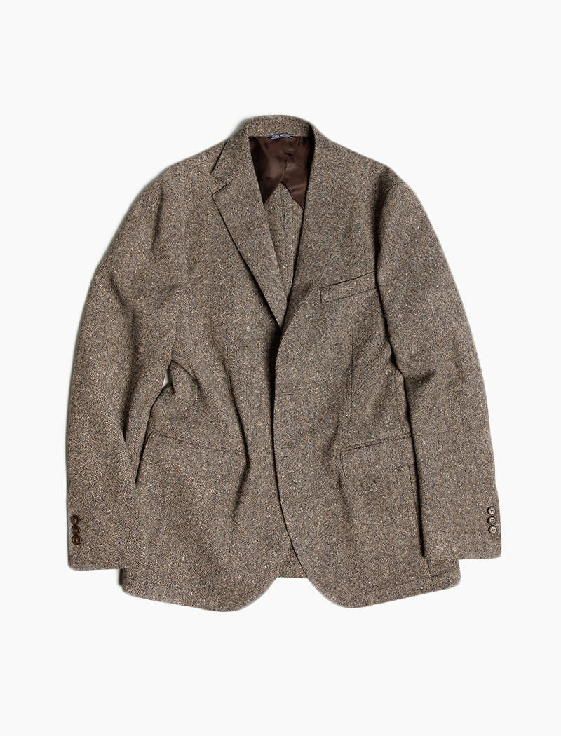 Taupe Donegal Wool Blazer | 40 Colori