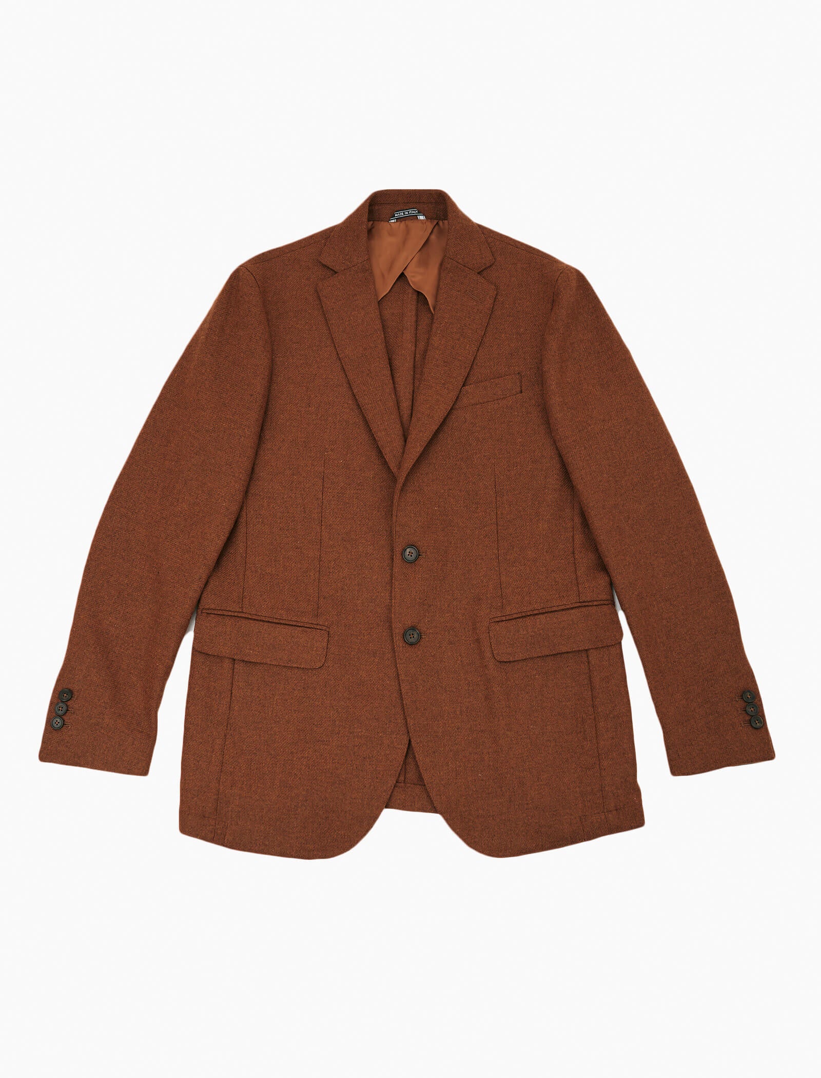 Rust Twill Lambswool Blazer | 40 Colori