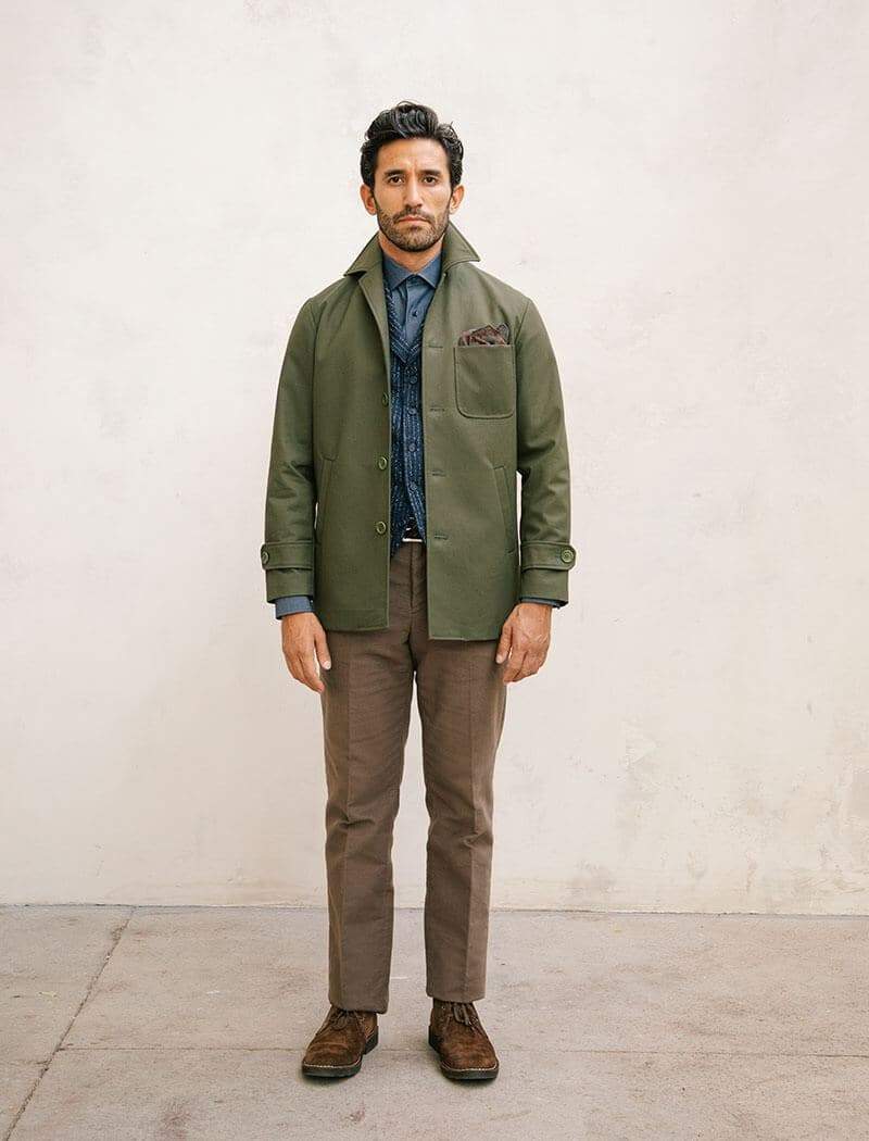 Brown Moleskin Comfort Trousers | 40 Colori