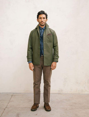 Brown Moleskin Comfort Trousers | 40 Colori