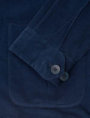 Dark Teal Needlecord Shacket | 40 Colori