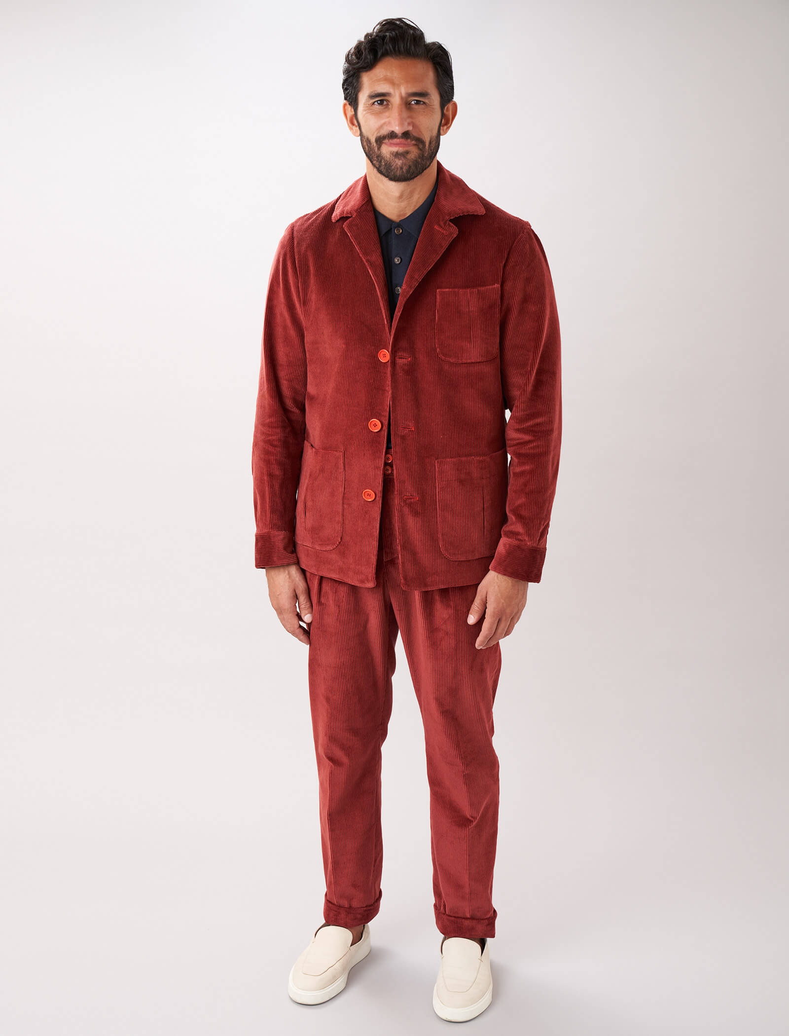 Rouge 8 Wale Corduroy Shacket | 40 Colori