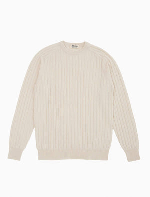 Cream Cable Knit Cashmere Jumper | 40 Colori