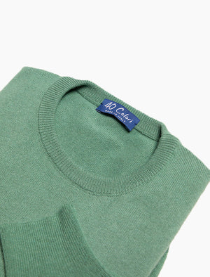 Jade Crew Neck Cashmere Jumper 40 Colori