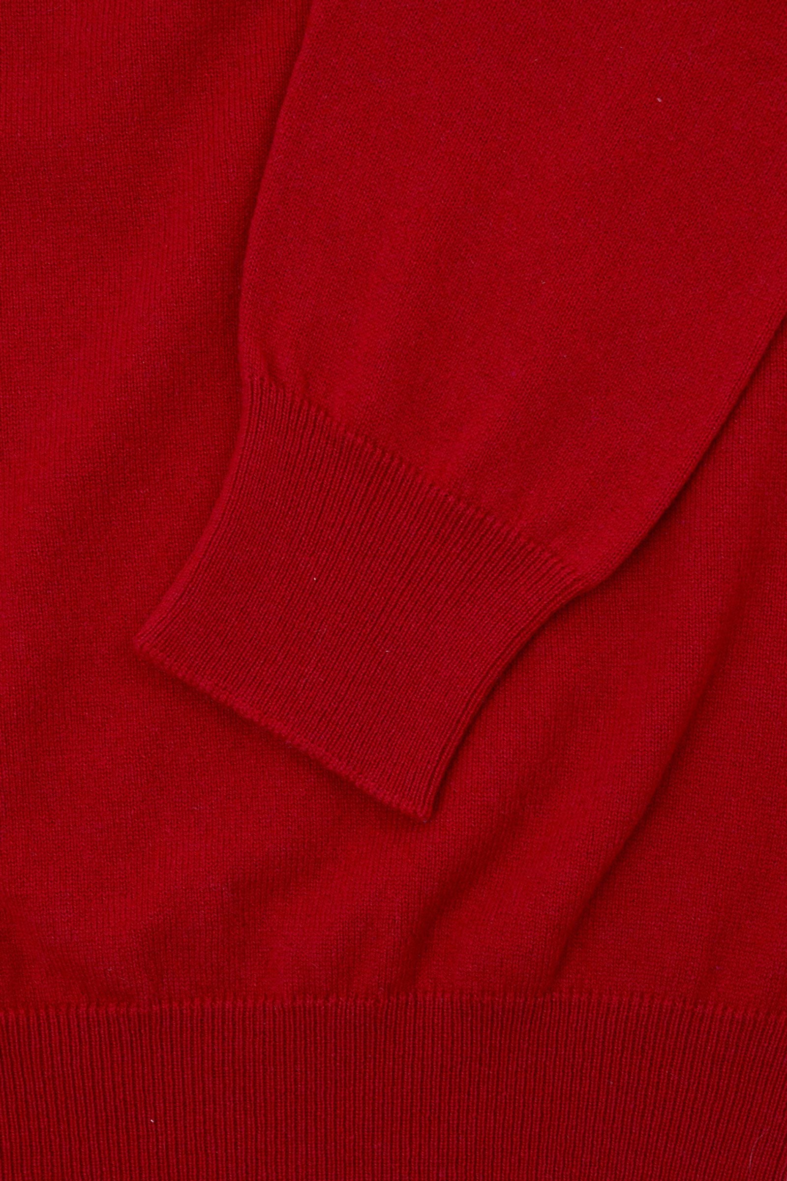 Red Crew Neck Cashmere Jumper | 40 Colori