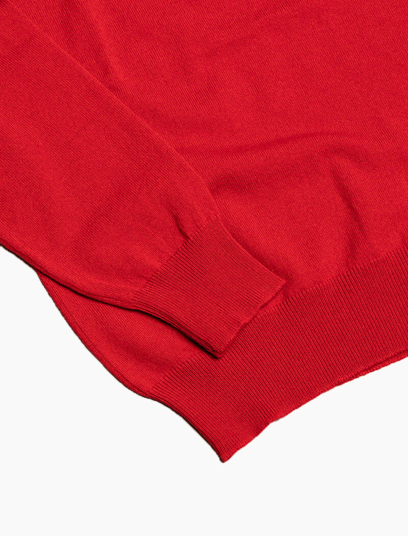 Red Rollneck Cashmere Jumper | 40 Colori