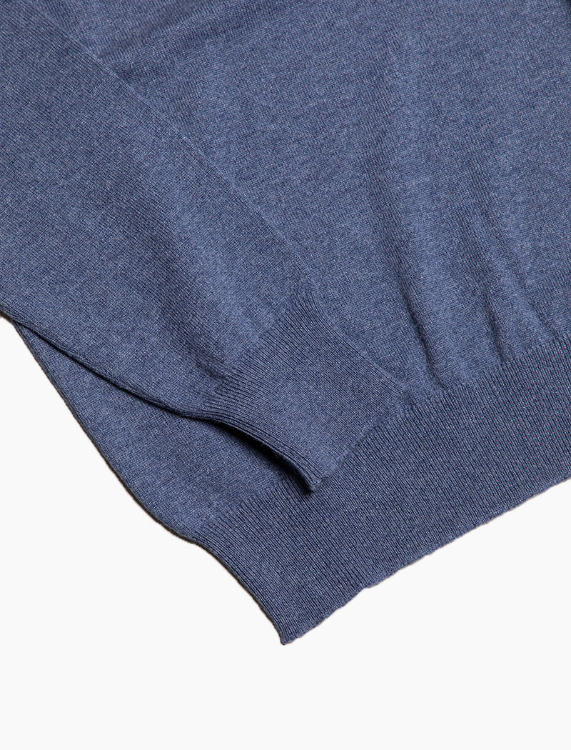 Light Blue V Neck Cashmere Jumper | 40 Colori