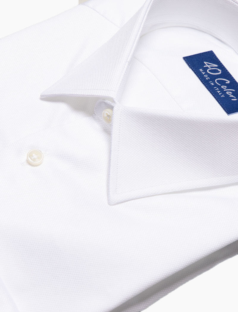 Classic White Cotton Shirt | 40 Colori