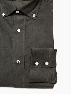 Green Thin Corduroy Shirt | 40 Colori