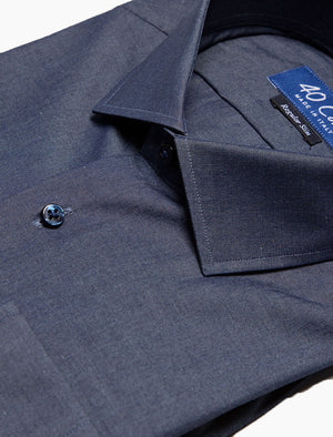 Dark Blue Denim Shirt | 40 Colori