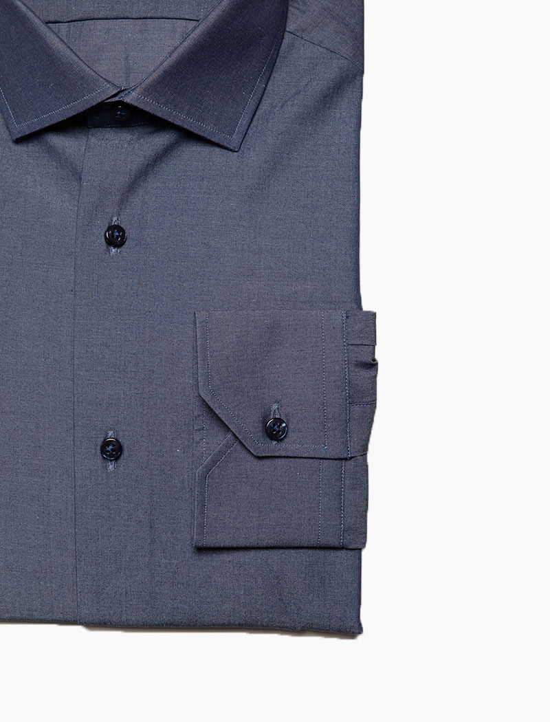 Dark Blue Denim Shirt | 40 Colori