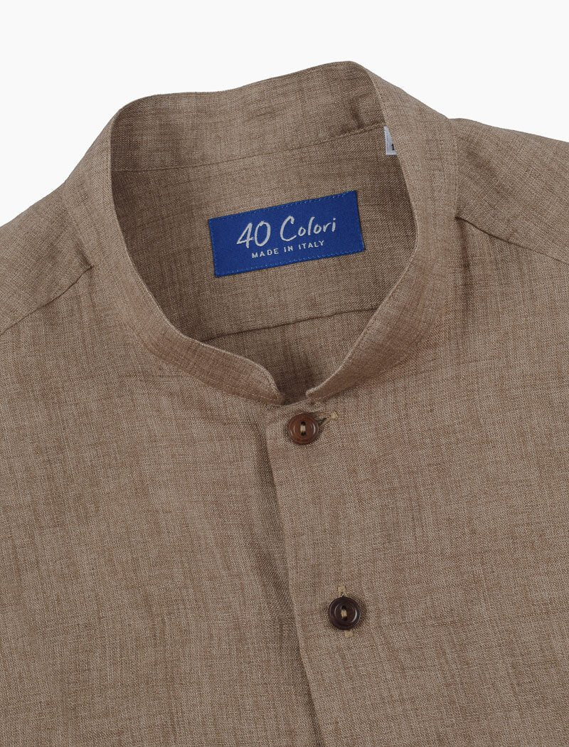 Beige Linen Shirt | 40 Colori