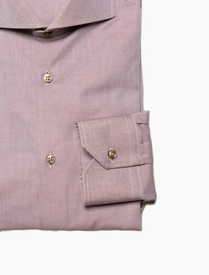 Jane Brown Cotton Shirt | 40 Colori