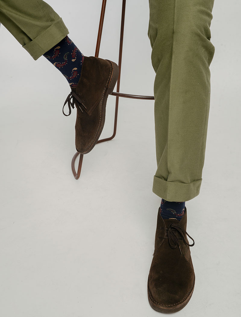 Light Green Cotton Comfort Trousers | 40 Colori 