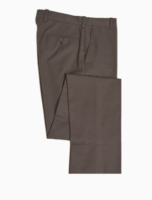 Grey Brown Cotton Comfort Trousers