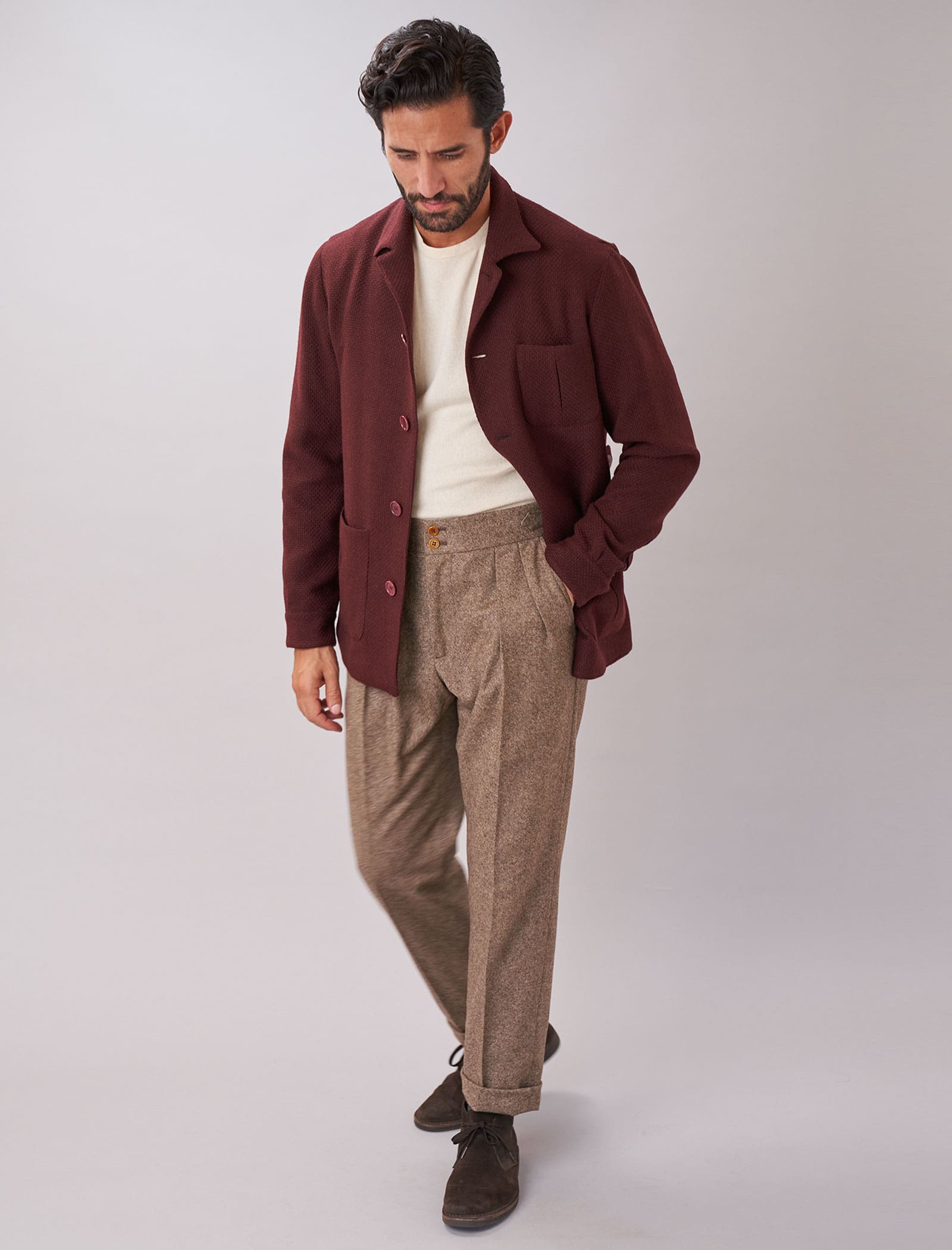 Burgundy Slim Fit Suit Trousers | New Look