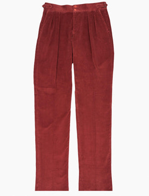 Rouge 8 Wale Corduroy High Waisted Trousers | 40 Colori